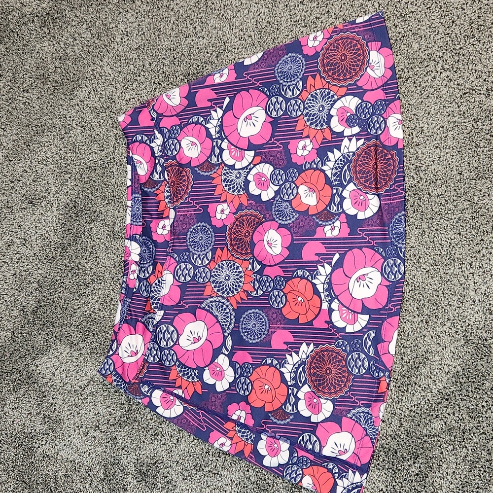 Womens Title Nine floral dream athletic skort size Large
